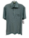 Sid Mashburn Size M Green Cotton Solid Polo front pocket Men's Short Sleeve Green / M