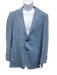Suitsupply Light blue Linen Blend Solid 2 Button Men's Suit Light blue / 48