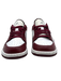 Jordan Shoe Size 11.5 Red & White Leather Two Tone Sneaker Men's Shoes Red & White / 11.5