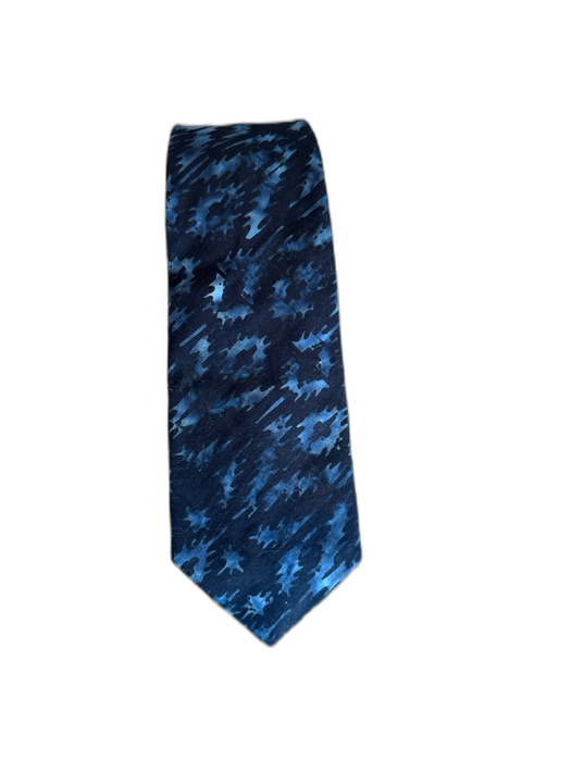 Sid Mashburn Blue Silk Abstract Men's Ties Blue