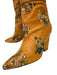 Tory Burch Shoe Size 6.5 Orange, Green & Multi Leather Over the Knee Boots Orange, Green & Multi / 6.5