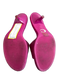 Coach Shoe Size 7 Pink PVC Jelly Slip On Kitten Heel Monogram footbed Sandals Pink / 7