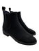 Rothy's Shoe Size 9.5 Black Synthetic Knit Stretch Panel Almond Toe Booties Black / 9.5