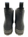 Rothy's Shoe Size 9.5 Black Synthetic Knit Stretch Panel Almond Toe Booties Black / 9.5