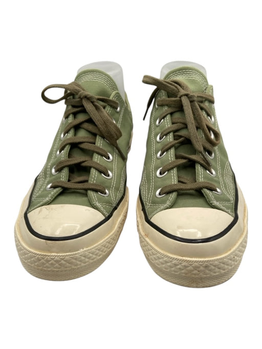 Converse Shoe Size 10 Sage Green & Cream Canvas Rubber lace up Low Top Sneakers Sage Green & Cream / 10