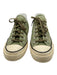 Converse Shoe Size 10 Sage Green & Cream Canvas Rubber lace up Low Top Sneakers Sage Green & Cream / 10