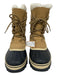 Sorel Shoe Size 10 camel brown, tan, black Leather & Synthetic Mid Calf Boots camel brown, tan, black / 10