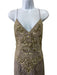Nicole Miller Collection Size 6 Purple & Yellow Cotton Blend Lace Overlay Gown Purple & Yellow / 6
