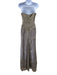 Nicole Miller Collection Size 6 Purple & Yellow Cotton Blend Lace Overlay Gown Purple & Yellow / 6
