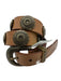 Brown Leather Medallion Carved Belts Brown / M/L