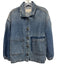 The Great Size 1 Blue Cotton Button Front Long Sleeve Faded Denim Jacket Blue / 1