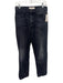 Mother Superior Size 29 Black Cotton Blend Button Fly Whiskering Faded Jeans Black / 29