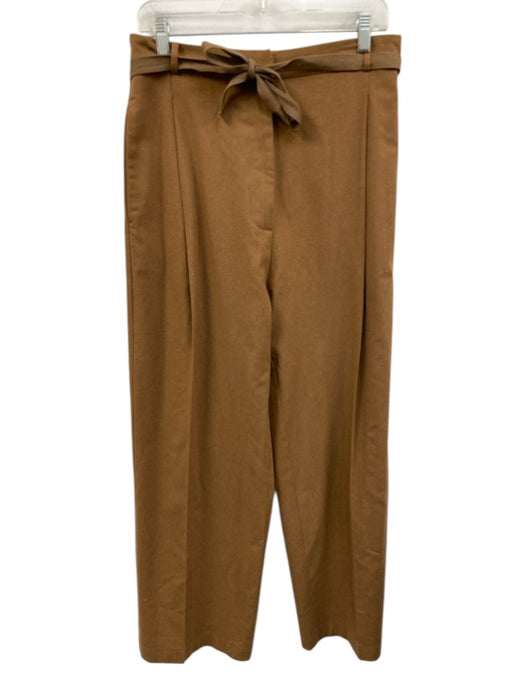 Humanoid Size Est M Brown Viscose Blend Zip & Hook Closure Tie belt Pants Brown / Est M