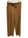 Humanoid Size Est M Brown Viscose Blend Zip & Hook Closure Tie belt Pants Brown / Est M