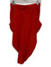 Maria Cornejo Size 4 Bright Orange Silk Blend Elastic Waist Pockets Capri Pants Bright Orange / 4