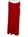 Alice + Olivia Size 4 Orange Poly Blend Zip & Hook Closure Pintuck Trouser Pants Orange / 4