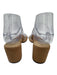 Schutz Shoe Size 9B Tan Leather & Synthetic Block Heel Open Toe Sandals Tan / 9B