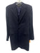 Ralph Lauren Size 6 Navy Blue Linen Single Breasted Shoulder Pads Jacket Navy Blue / 6
