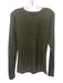 Ralph Lauren Size L Dark Green Silk Blend metallic knit rolled neckline Sweater Dark Green / L