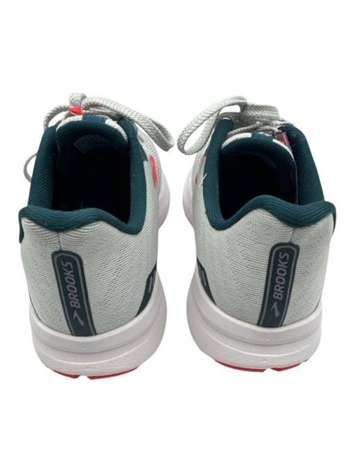 Brooks Shoe Size 9 Pink, Blue, Gray Synthetic Lace Up Logo Mesh Sneakers Pink, Blue, Gray / 9