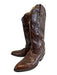 Dan Post Shoe Size 8M Brown Leather Pointed Toe Western Cowboy Knee High Boots Brown / 8M