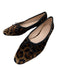 Loeffler Randall Shoe Size 6.5 Brown & Black Velvet Bow detail Flats Brown & Black / 6.5