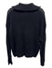 Naadam Size M Black Cashmere & Wool Quarter Zip Long Sleeve Perforated Sweater Black / M