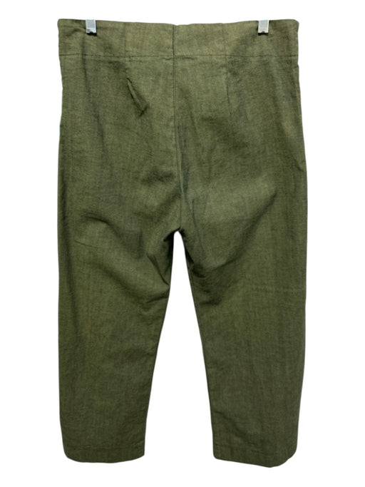 Prairie Underground Size L Olive Green Cotton Wide Leg Front Pockets Pants Olive Green / L