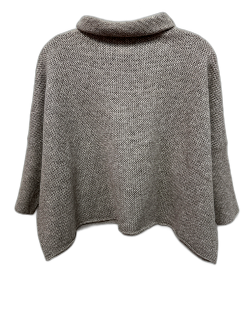Kerisma Size M/L Taupe Brown Wool Blend Half Sleeve Turtle Neck Knit Sweater Taupe Brown / M/L