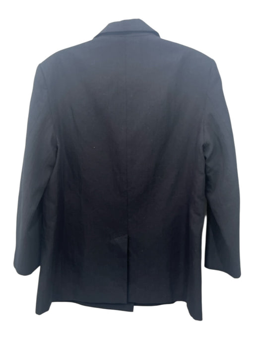 Apiece Apart Size 6 Black Cotton Blend Two Button Lapels Slit Pocket Blazer Black / 6