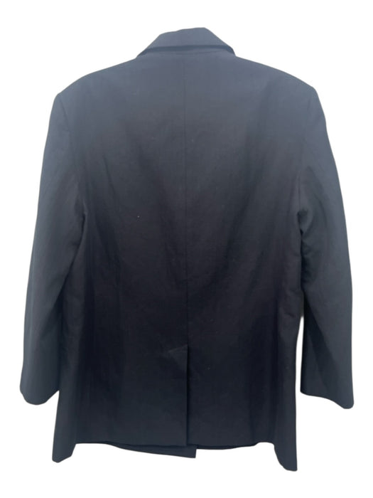 Apiece Apart Size 6 Black Cotton Blend Two Button Lapels Slit Pocket Blazer Black / 6