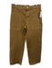 Everlane Size 8 Tan Brown Cotton Denim High Rise Contrast Stitch Wide Leg Jeans Tan Brown / 8
