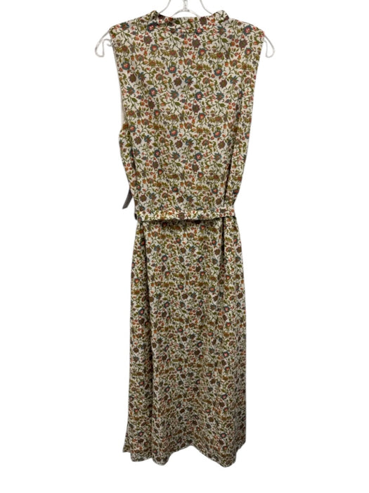 Cleobella Size Medium Green, Blue, Red Cotton Sleeveless Floral Dress Green, Blue, Red / Medium