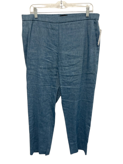 Theory Size 10 Light Blue Elastic Waist Tapered Pockets Pants Light Blue / 10