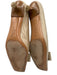 Salvatore Ferragamo Shoe Size 7 Cream Beige Leather Upper Bow Kitten Heel Pumps Cream Beige / 7