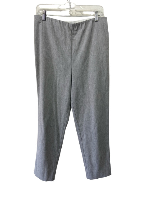Sara Campbell Size L Gray Viscose Blend Elastic Waist Tapered Pants Gray / L