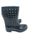 Valentino Shoe Size 40 Black Rubber Rockstud Round Toe Rainboot Boots Black / 40