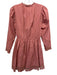 Ulla Johnson Size 2 Clay Red Cotton Lace Trim Elastic Waist Above Knee Dress Clay Red / 2