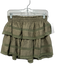 Loveshackfancy Size P Olive Green Viscose Elastic Waistband Lace Detail Skirt Olive Green / P