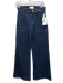 Frame Size 26 Dark Wash Cotton Blend Denim Patch Pockets Button & Zip Fly Jeans Dark Wash / 26