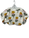 Marea Size XS White, Yellow & Green Cotton Floral Short Puff Sleeve V Neck Top White, Yellow & Green / XS