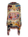 Agua Bendita Red, Beige & Multi Viscose Floral Tassel Detail Cover-Up Shawl Red, Beige & Multi / One Size