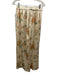 Loveshackfancy Size XS Cream, Green & Pink Silk Abstract Floral Pant Set Cream, Green & Pink / XS