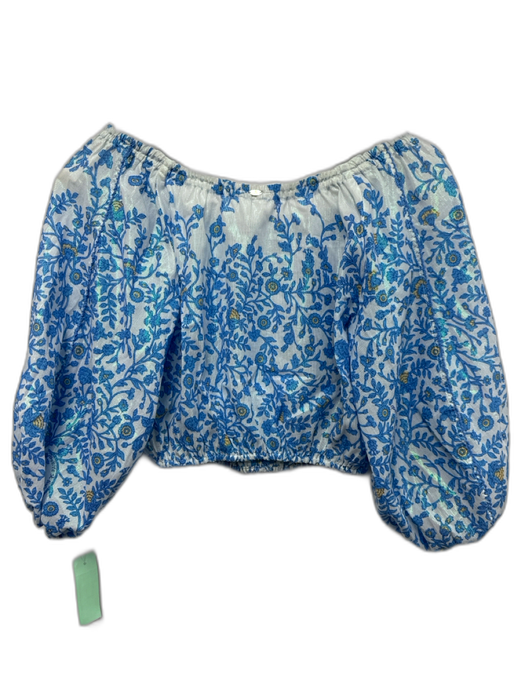 Poupette St. Barth Size Est XS Mixed Blues Cotton Blend Mini Skirt Set Mixed Blues / Est XS