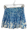 Poupette St. Barth Size Est XS Mixed Blues Cotton Blend Mini Skirt Set Mixed Blues / Est XS