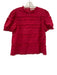 Ulla Johnson Size Est XS Pink Cotton & Viscose Short Sleeve Lace Detail Top Pink / Est XS