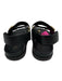 Gucci Shoe Size 39.5 Black Leather Velcro Strap Open Toe Logo Slide Sandals Black / 39.5