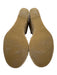 Valentino Shoe Size 41 Brown & Beige Leather Espadrille Open Toe Wedge Sandals Brown & Beige / 41