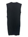 Theory Size P Black Modal Blend Cap Sleeve Scoop Neck Midi Dress Black / P