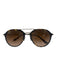 Ray Ban Brown & Gold Acetate & Metal Tortoise Nose Guard Aviator Sunglasses Brown & Gold